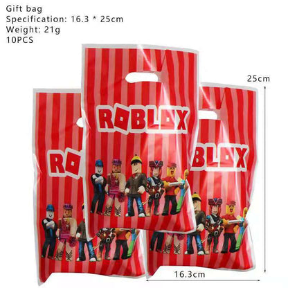 Roblox Red Birthday Party Supplies.