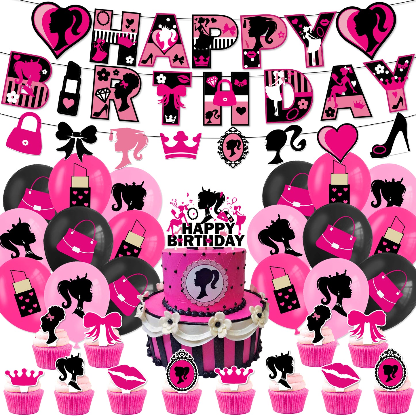Barbie Birthday Party Decorations.
