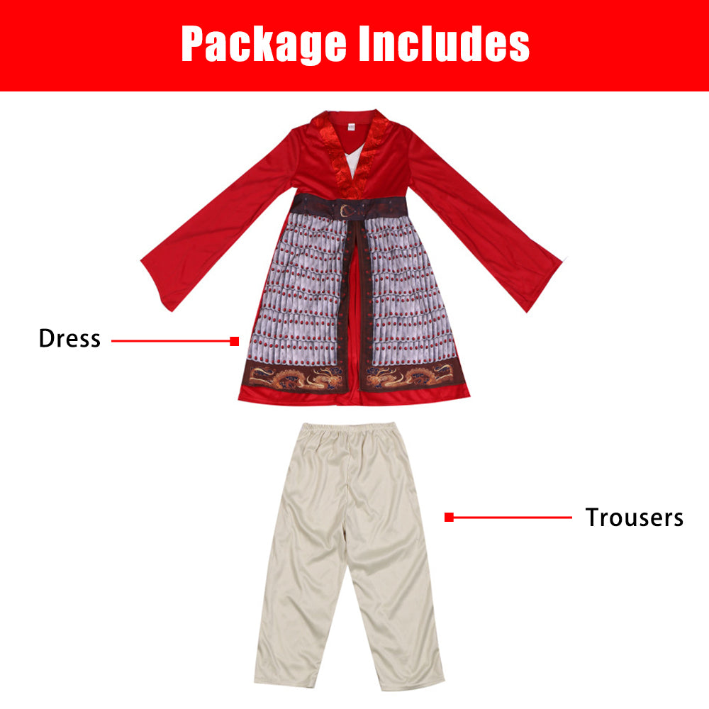 Chinees Dress Huamulan Costume.