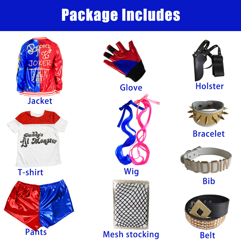 Harley Quinn Kids Costume