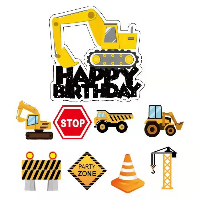 Construction Cars Birthday Party Supplies.