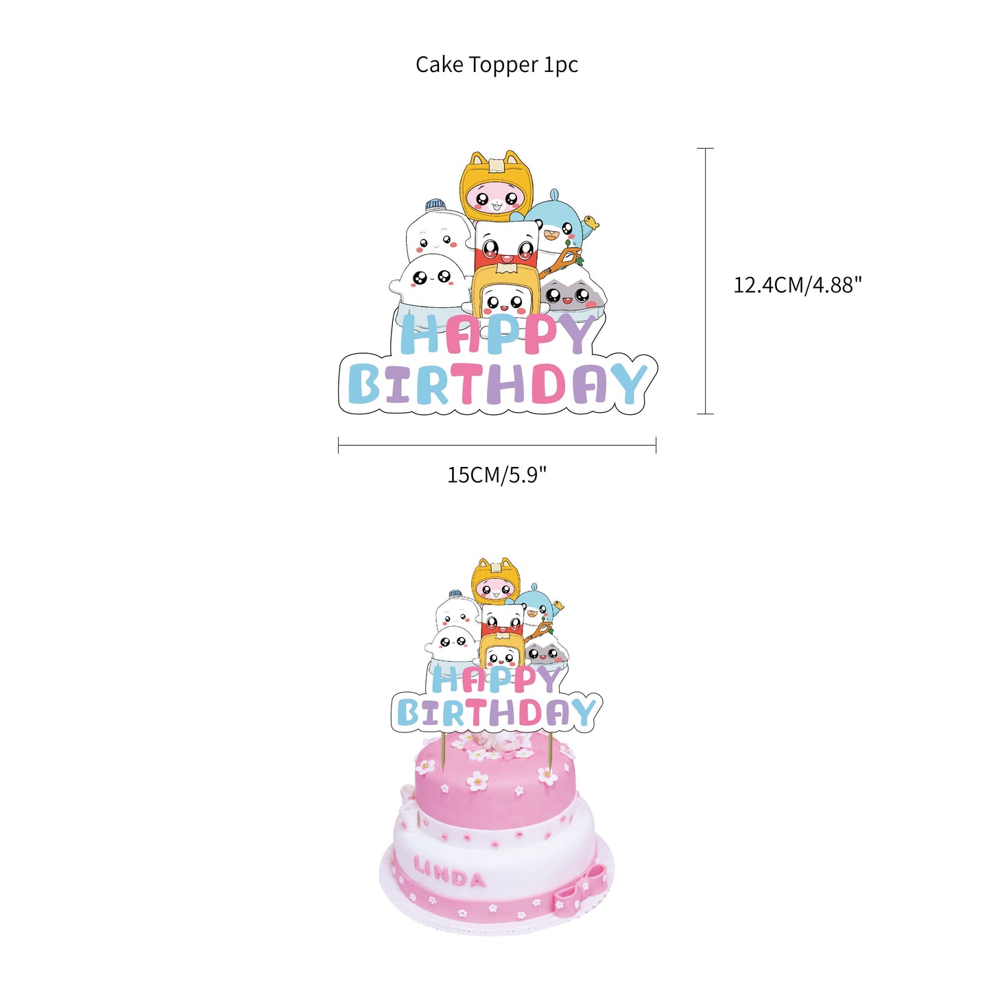 Lankybox Birthday Party Decorations