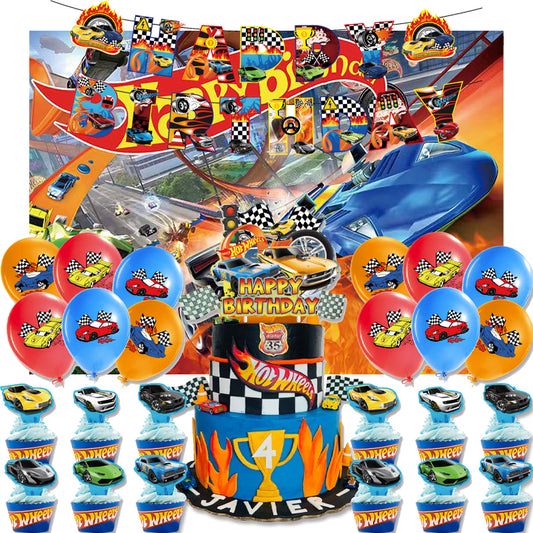 Hot Wheels - Monster Trucks Birthday Decorations