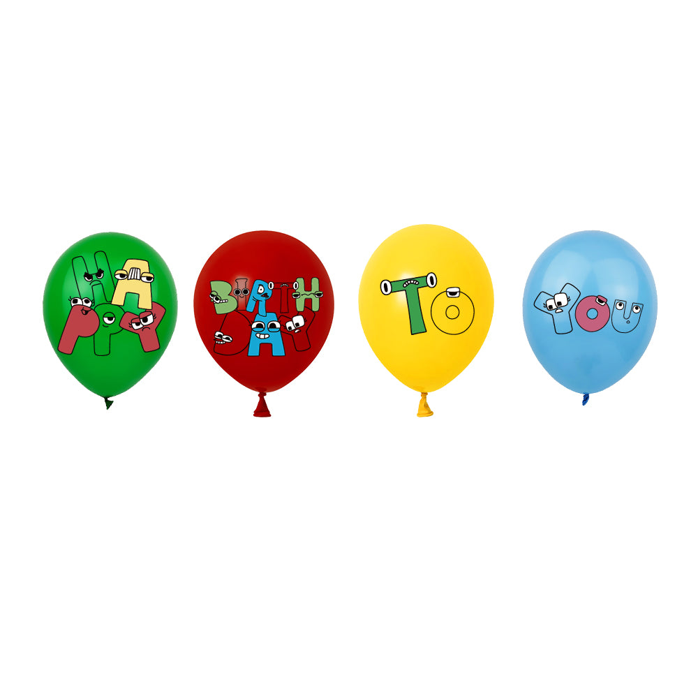 Alphabet Birthday Party Decorations