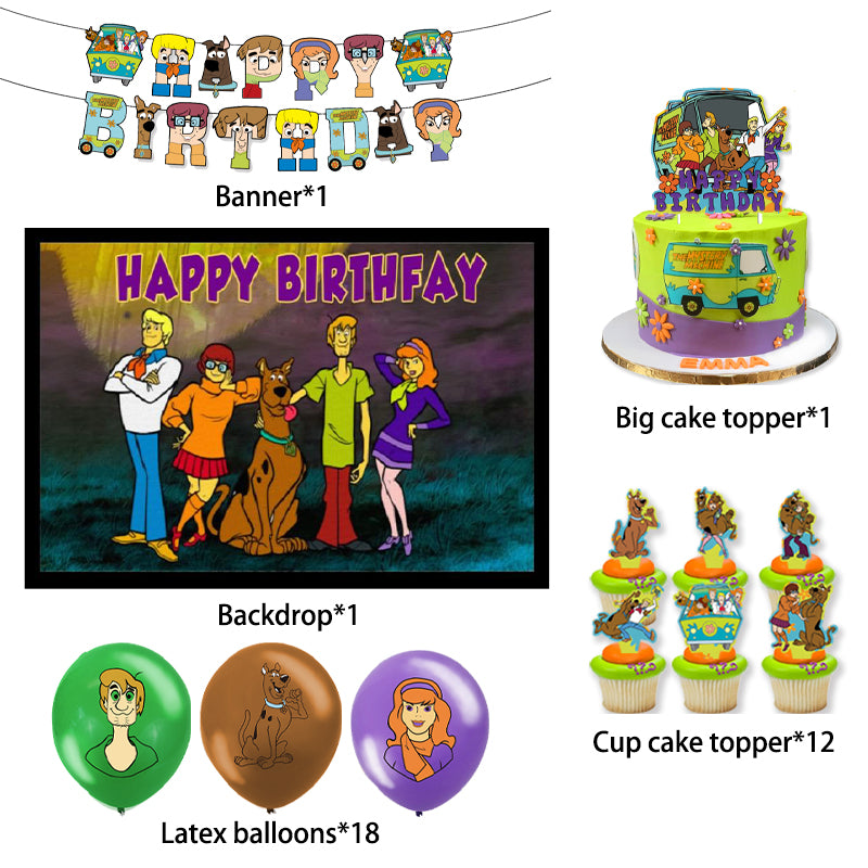 Scooby-Doo Birthday Party Decorations.