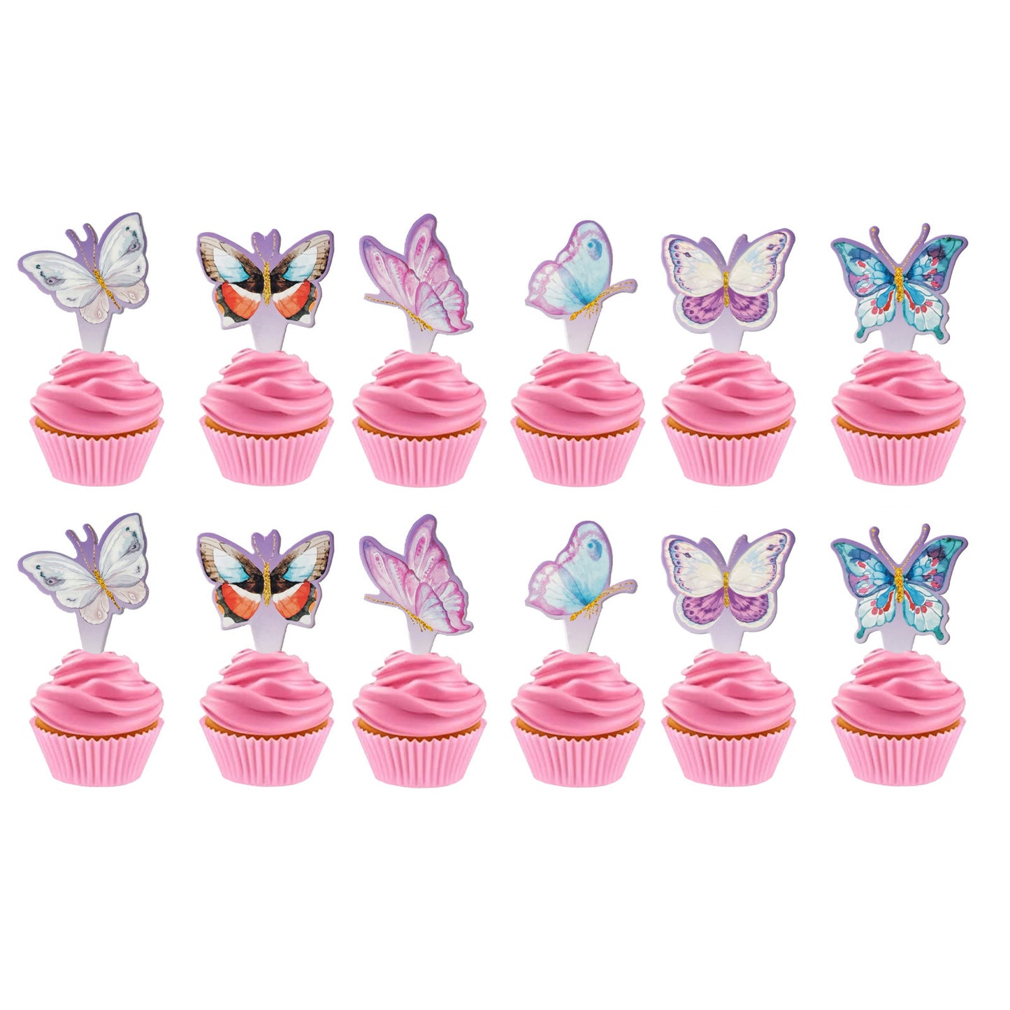 Spring Tea Butterflies Birthday Supplies.