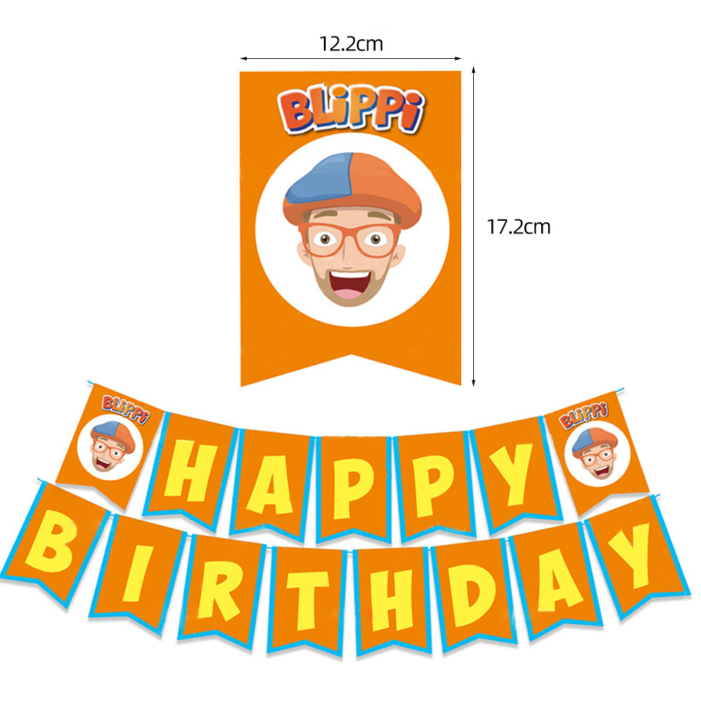 Blippi Birthday Party Supplies.