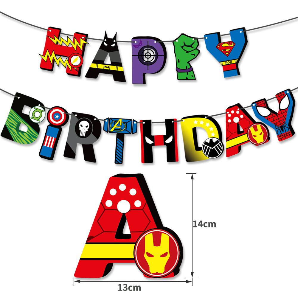 Superheroes 2 (Superman · Ant-Man · Hulk · Thor · The Avengers · Spiderman · Batman · Ironman) - Party Corner - BM Trading