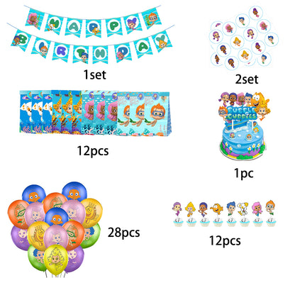 Bubble Guppies Birthday Party Decorations.