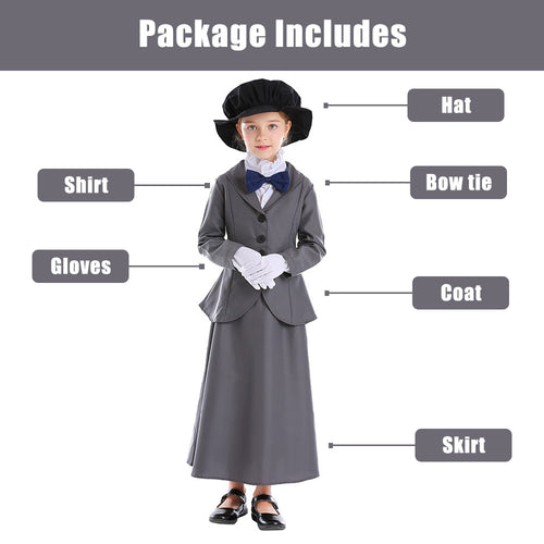 Marry Poppins Costume with Accessories, Buy Marry Poppins costume with accessories from Party Corner in UAE, Saudia, Qatar, Bahrain, and Oman. Get birthday party balloons, and much more. Order now!, Costumes, Party Corner