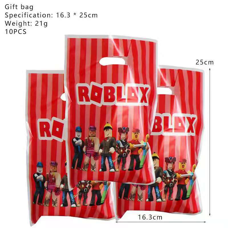 Roblox Red Birthday Party Supplies.