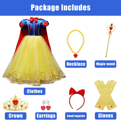 Snow White Costume with Accessories.