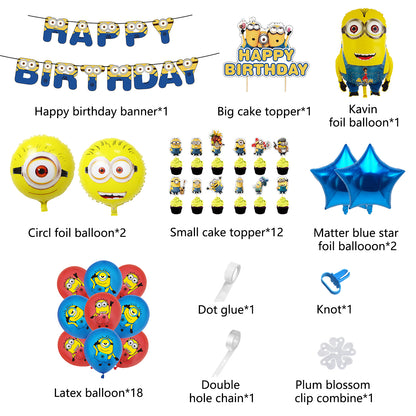 Minions Boys Birthday Party Decorations.