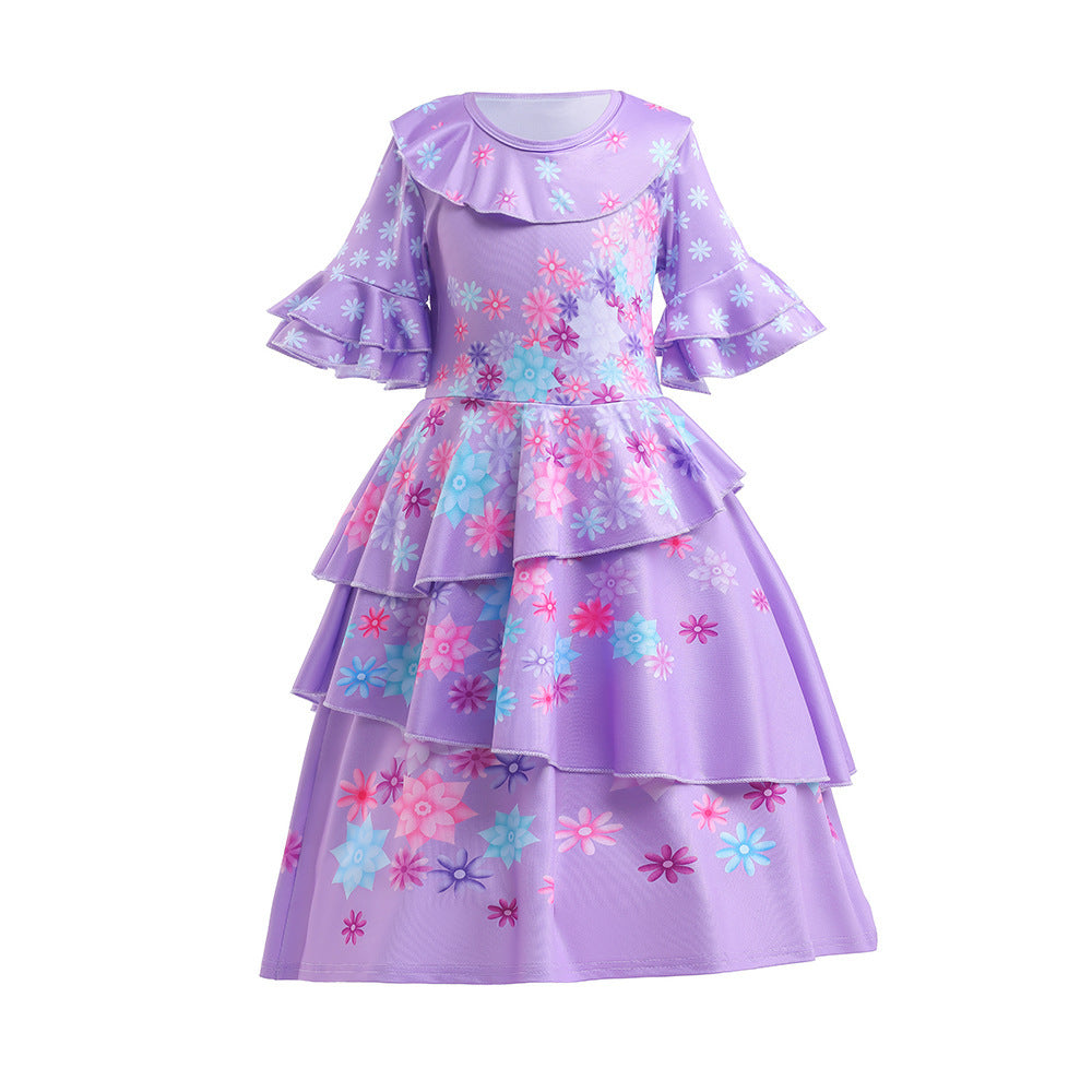 Encanto Isabella Madrigal Costume with Accessories.