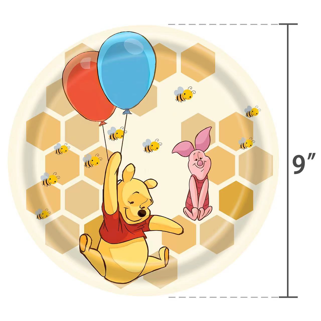 Winnie The Pooh Bear Birthday Supplies, Party Corner provides Winnie the pooh bear birthday decorations in UAE, Saudia, Qatar, Bahrain, and Oman. Get birthday party balloons, and much more. Order now!, Party Supply Kits, Party Corner