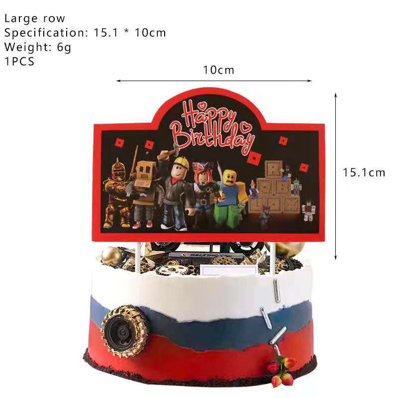Roblox Red Birthday Party Supplies.