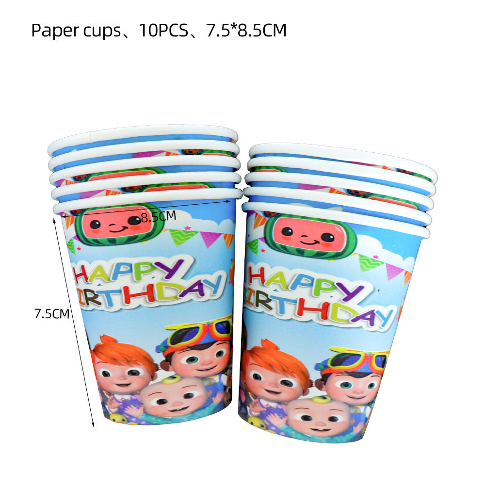 CocoMelon Birthday Party Supplies.