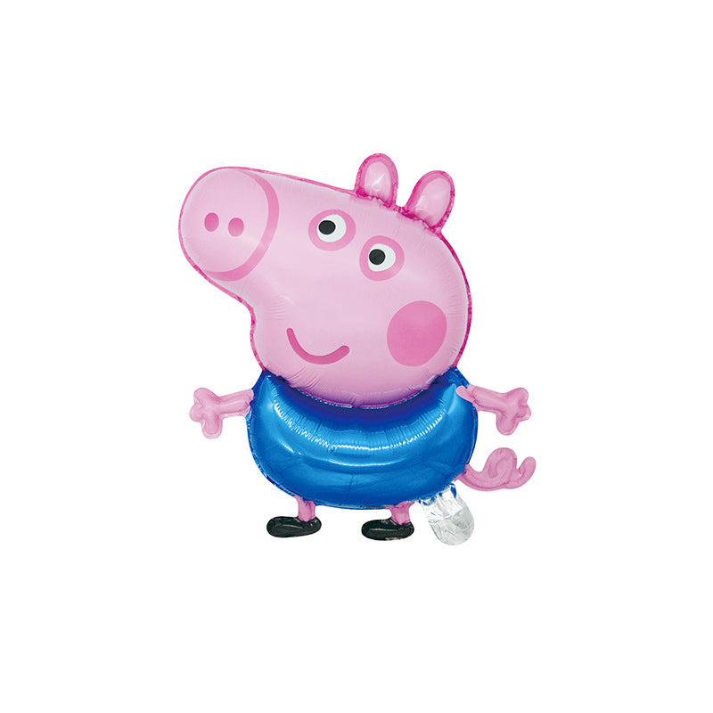 Peppa Pig Pink Birthday Party Decorations.