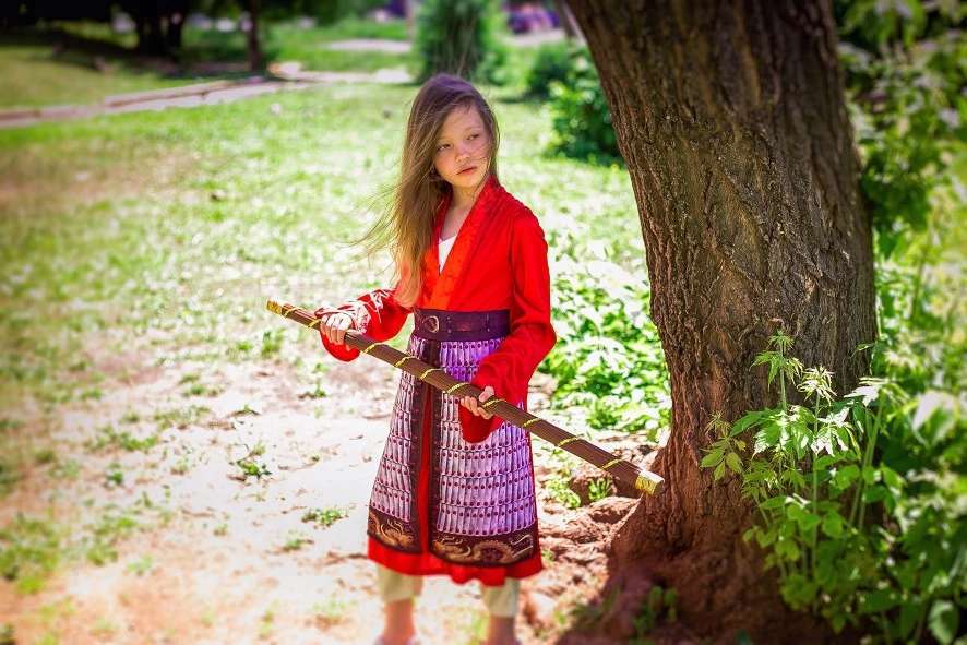 Chinees Dress Huamulan Costume.