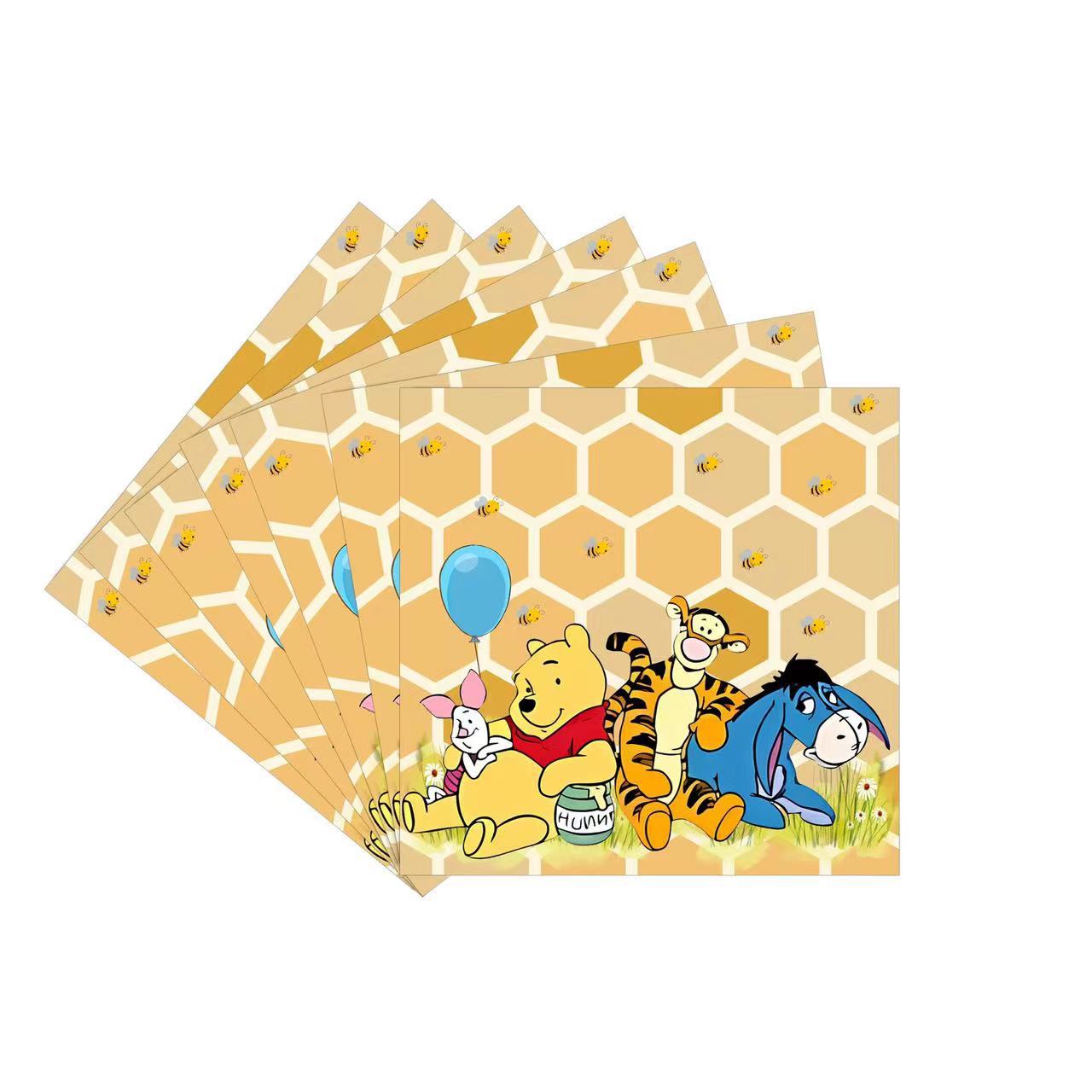 Winnie The Pooh Bear Birthday Supplies, Party Corner provides Winnie the pooh bear birthday decorations in UAE, Saudia, Qatar, Bahrain, and Oman. Get birthday party balloons, and much more. Order now!, Party Supply Kits, Party Corner