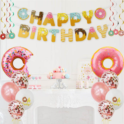 Donut (Candy Land) Birthday Party Decorations.