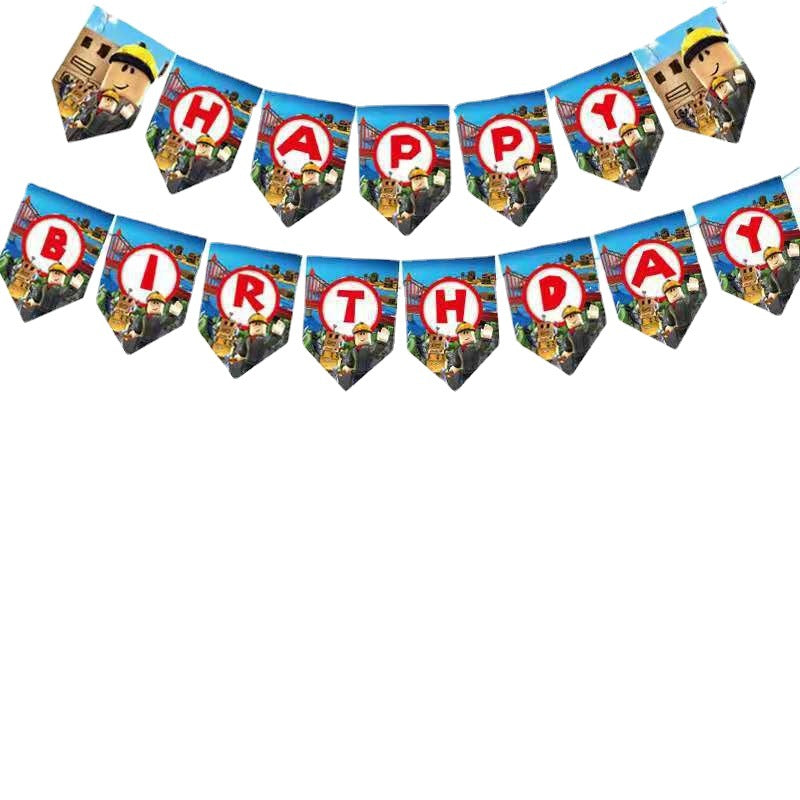 Roblox Red Birthday Party Supplies.