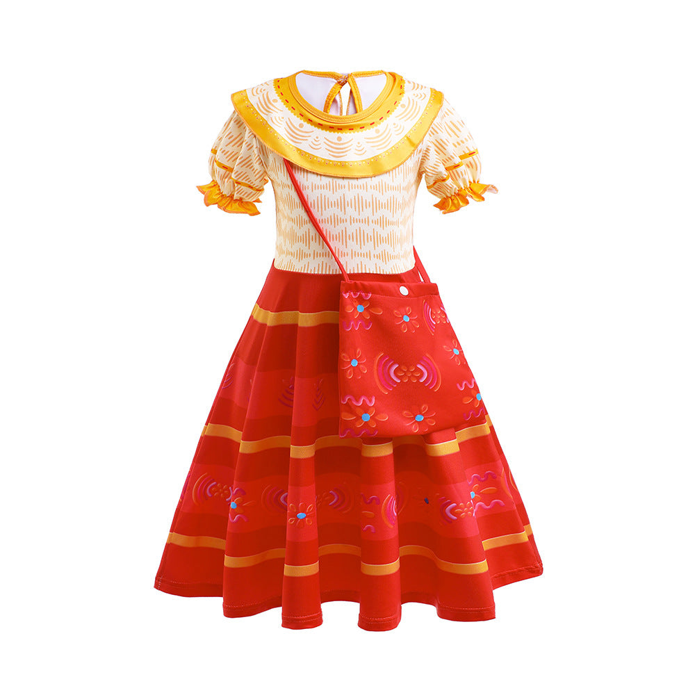 Encanto Dolores Madrigal Costume with Accessories.