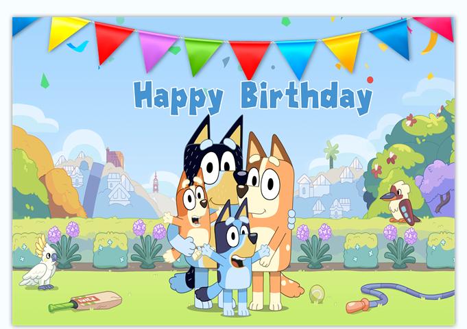 Bluey Birthday Party Decorations.