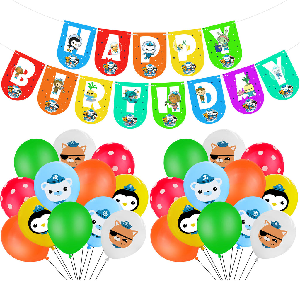 Octonauts Birthday Decorations, Party Corner provides The octonauts birthday decoration supplies in UAE, Saudia, Qatar, Bahrain, and Oman. Get birthday party balloons, and much more. Order now!, Party Supply Kits, Party Corner