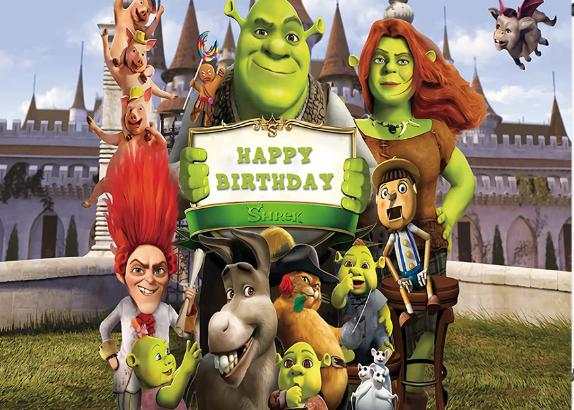 Sherk Birthday Party Decorations.