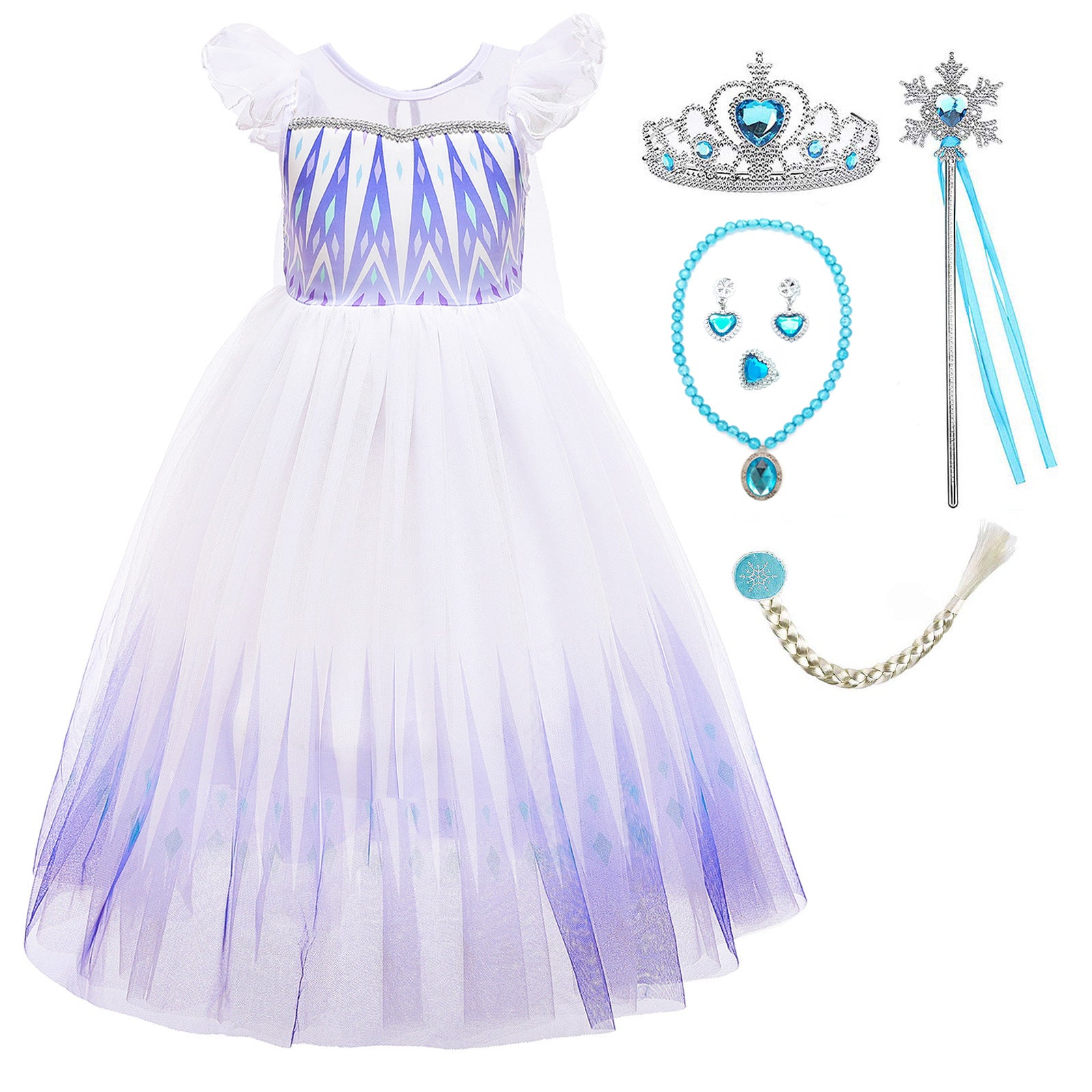 Frozen Elsa Costume with Accessories.