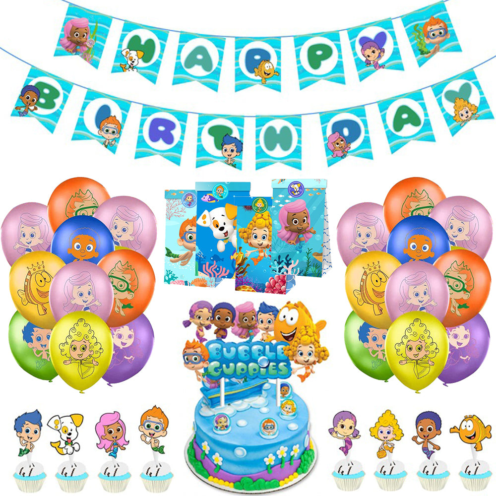 Bubble Guppies Birthday Party Decorations.