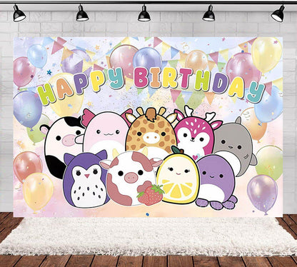 Squishmallows Birthday Party Decorations.