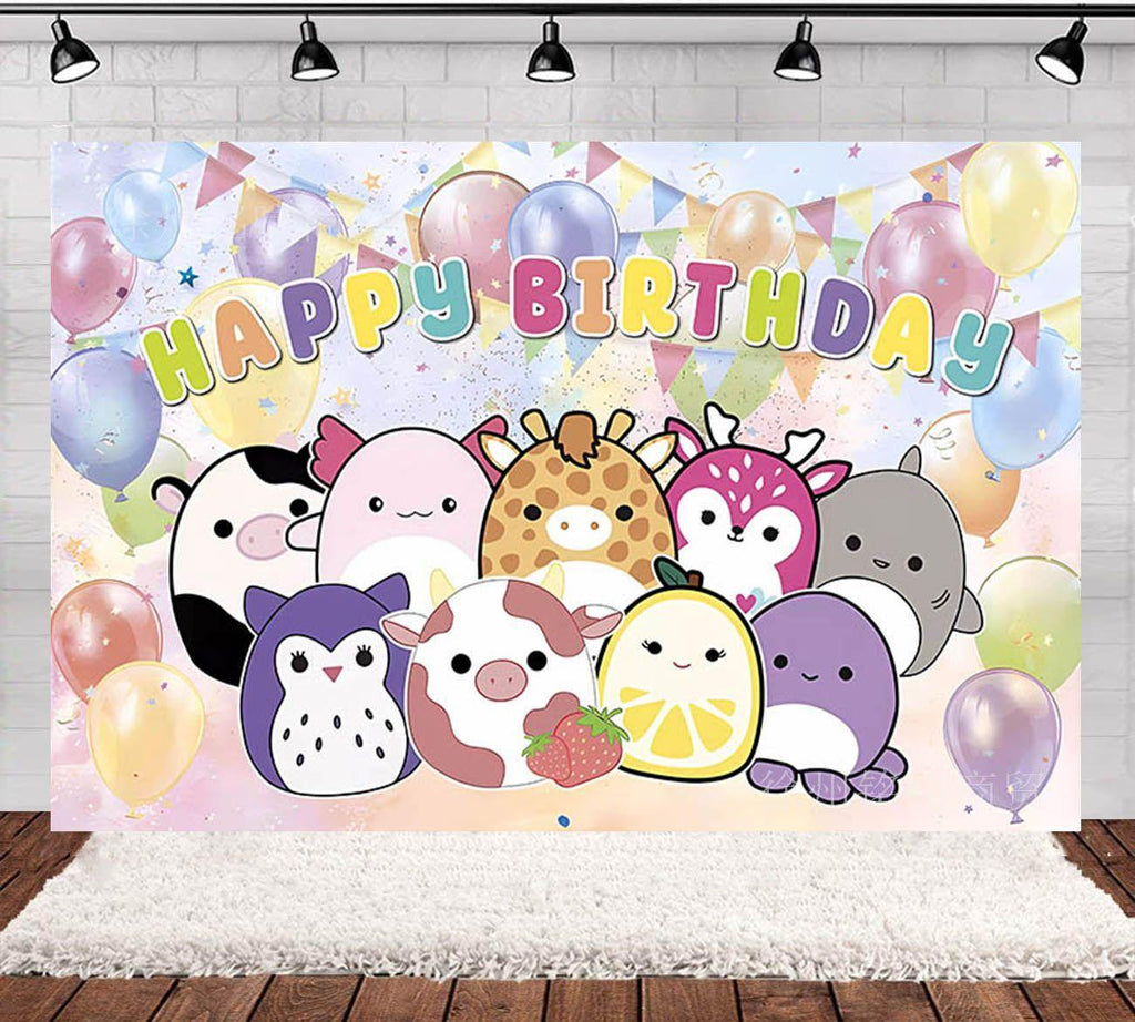 Squishmallows Birthday Party Decorations, Party Corner provides Squishmallows Birthday Party Decorations in UAE, Saudia, Qatar, Bahrain, and Oman. Get birthday party balloons and much more. Order now!, Party Supply Kits, Party Corner