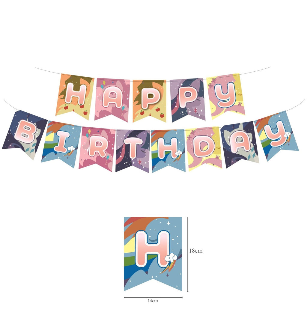 Little Pony Birthday Party Supplies.