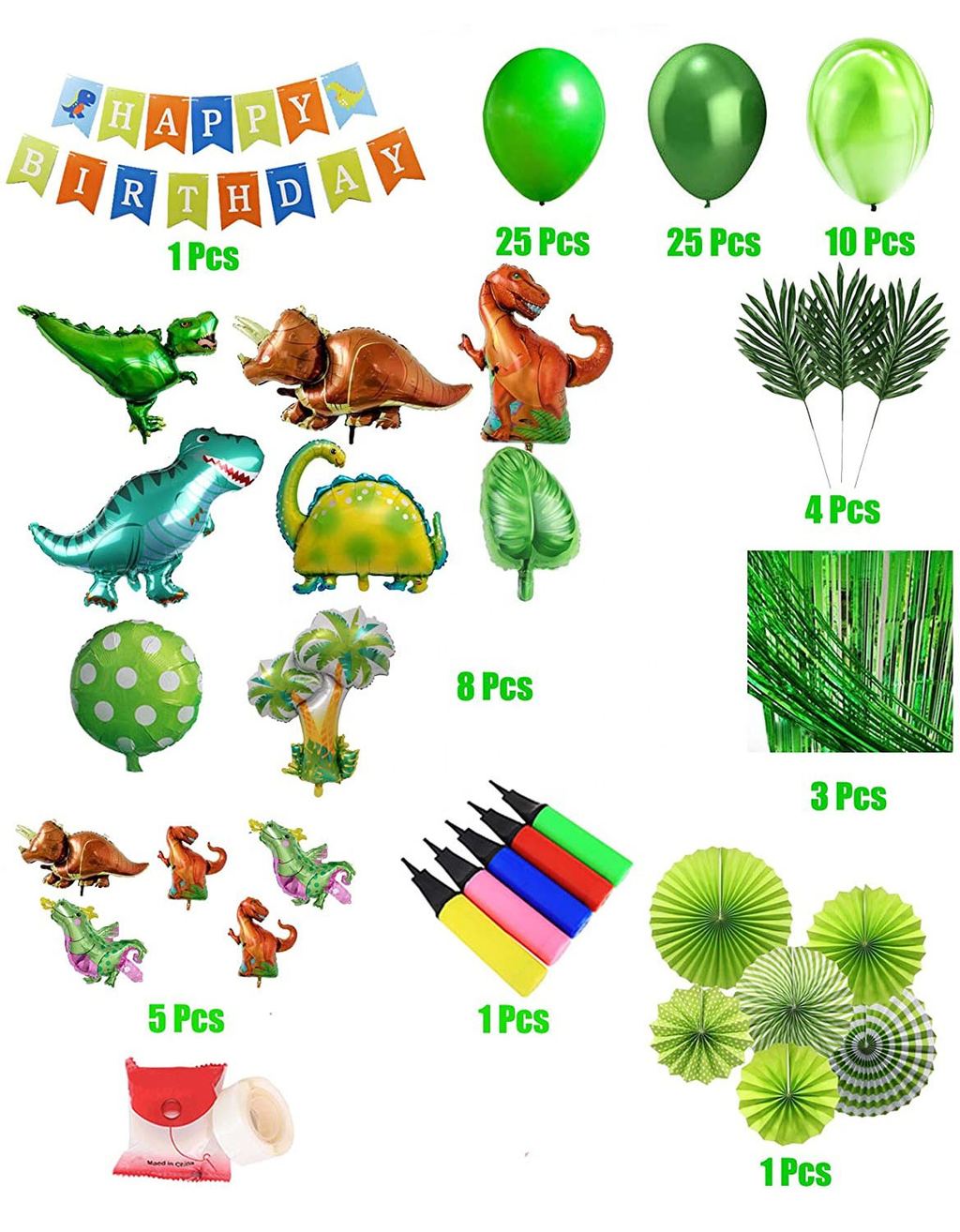 Dinosaur Theme Birthday Decorations.