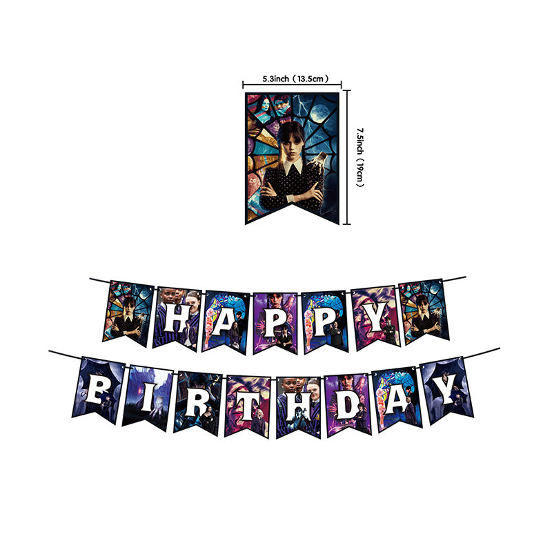 Wednesday Birthday Party Decorations.