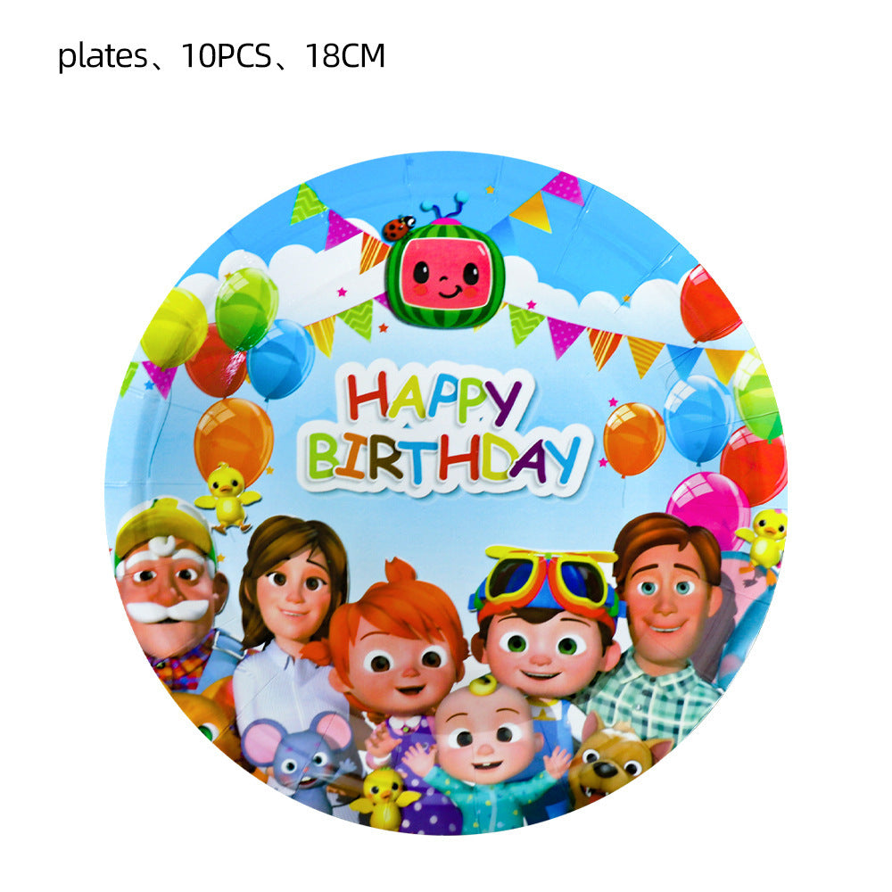 CocoMelon Birthday Party Supplies.