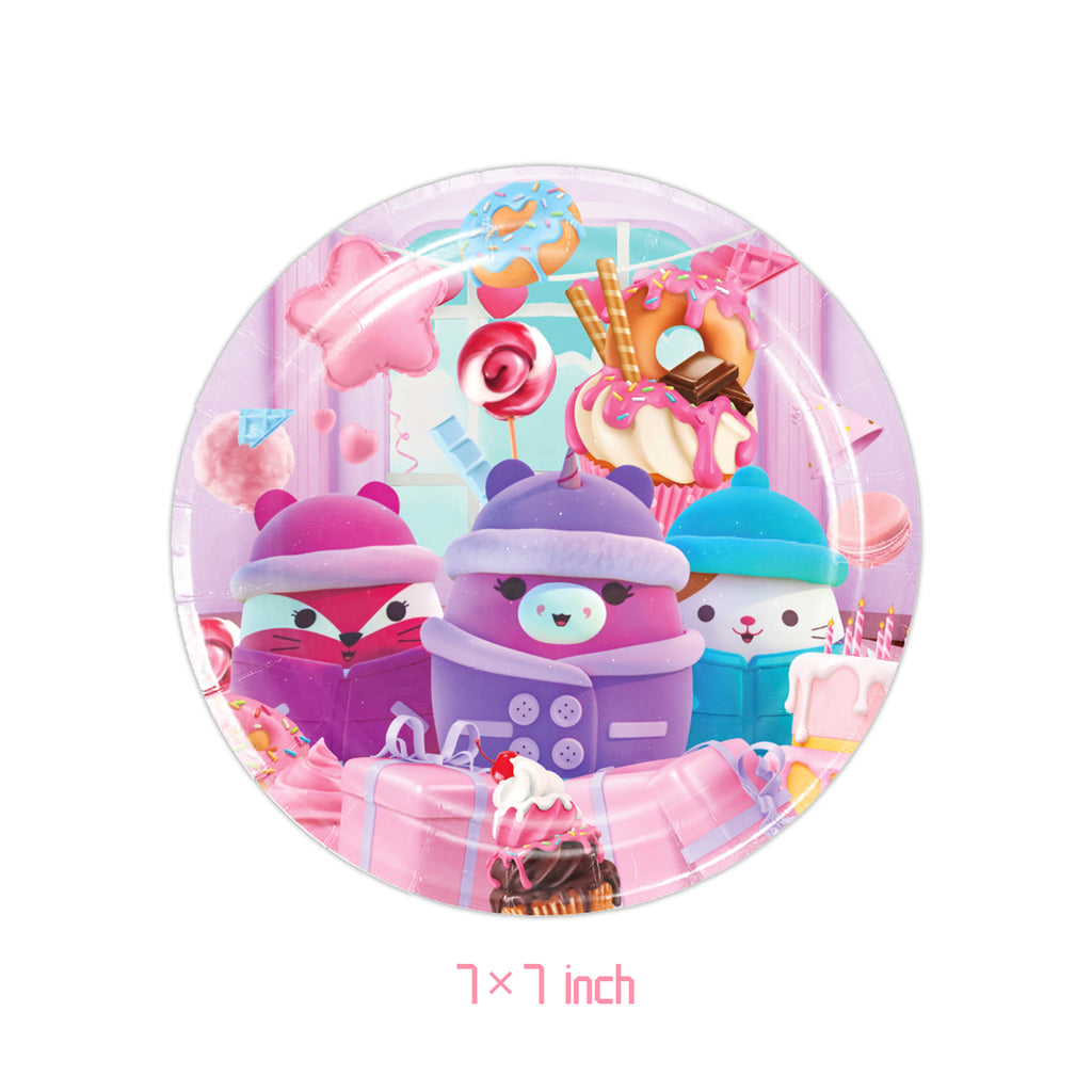 Squishmallows Birthday Party Decorations, Party Corner provides Squishmallows Birthday Party Decorations in UAE, Saudia, Qatar, Bahrain, and Oman. Get birthday party balloons and much more. Order now!, Party Supply Kits, Party Corner