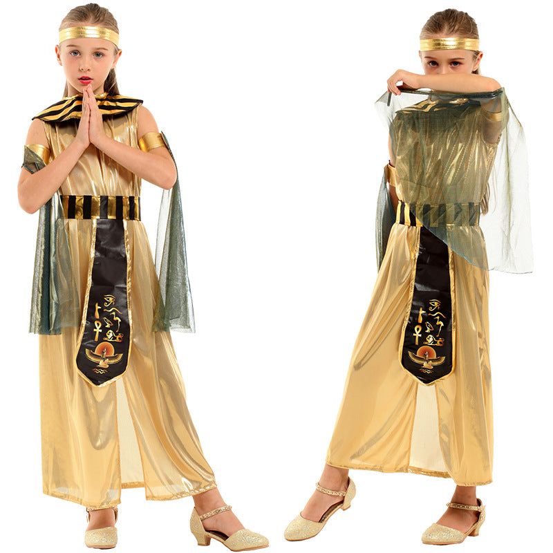 Egyptian Pharaohs Princess Golden Costume