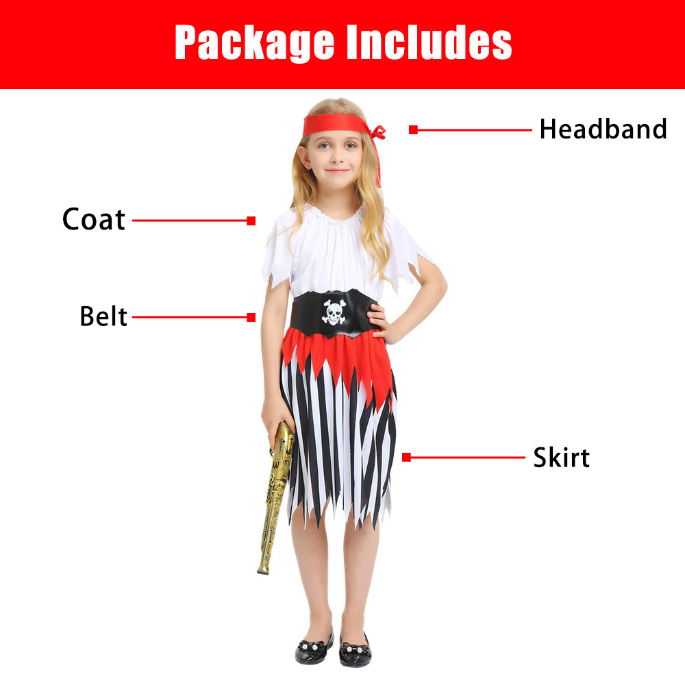 Caribbean Pirates Girls Costume.