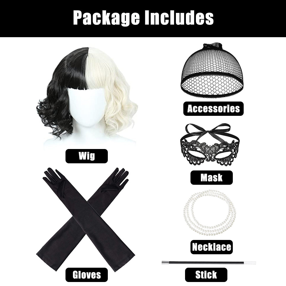 Cruella Costume Accessories for Kids.