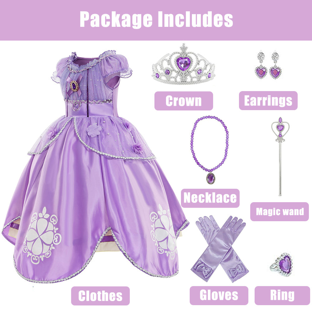 Sofia the First Costume with Accessories.