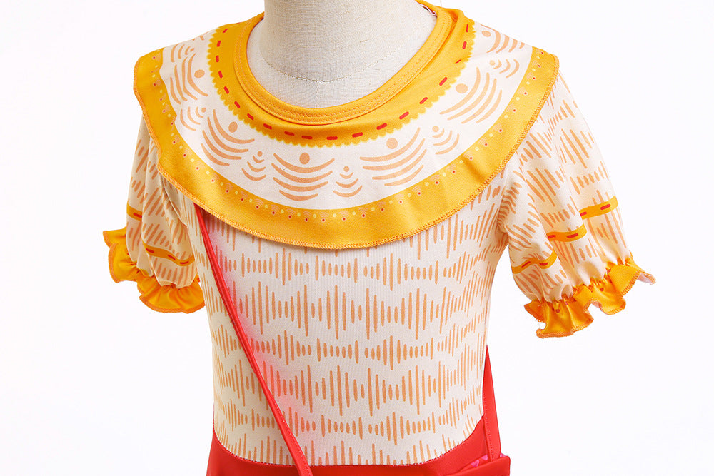 Encanto Dolores Madrigal Costume with Accessories.