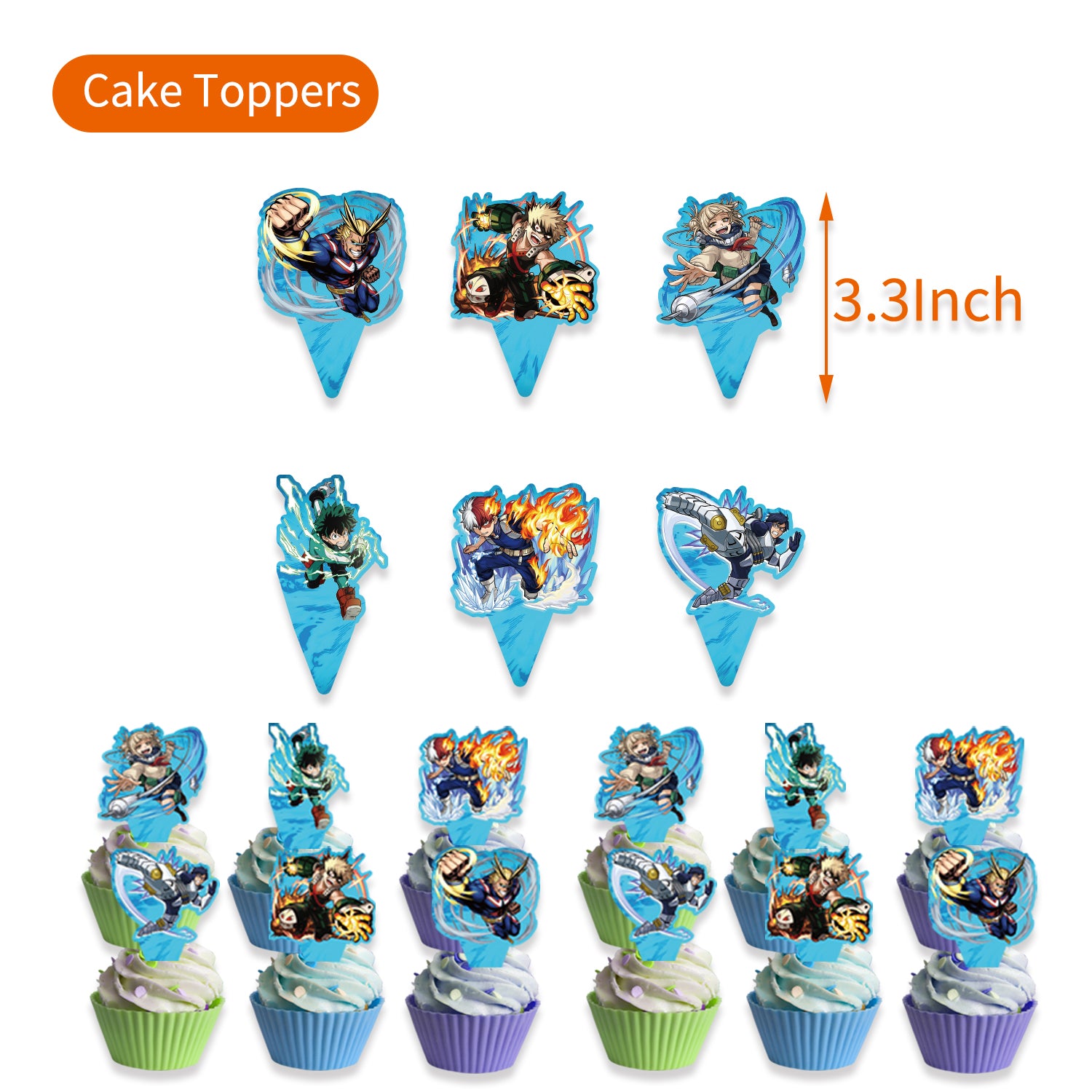 My Hero Academia Birthday Party Decorations, Party Corner provides My Hero Academia Decorations in UAE, Saudia, Qatar, Bahrain, and Oman. Get Graduation party balloons and much more. Order now!, Party Supply Kits, Party Corner