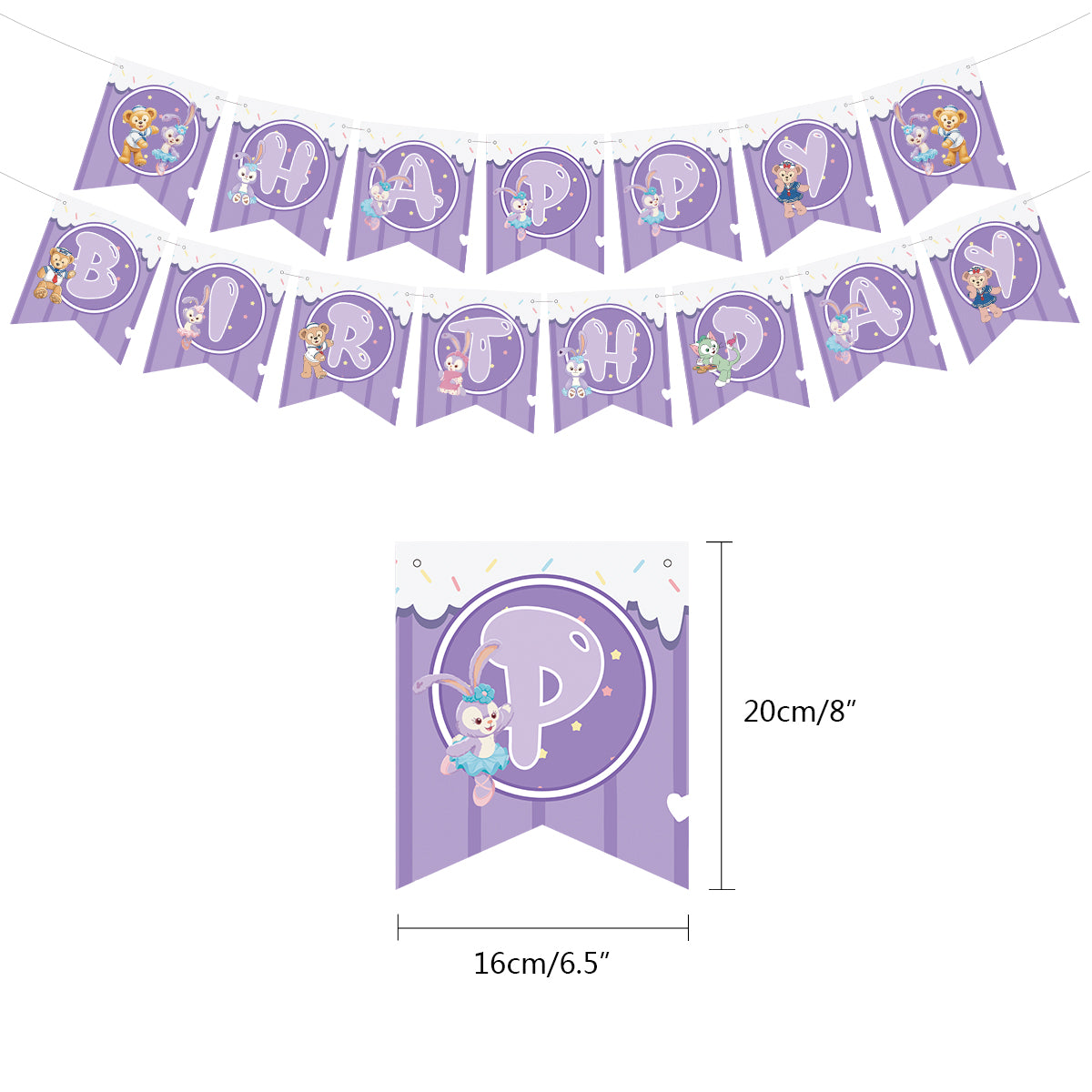 Duffy Bear and Friends Birthday Party Decorations.