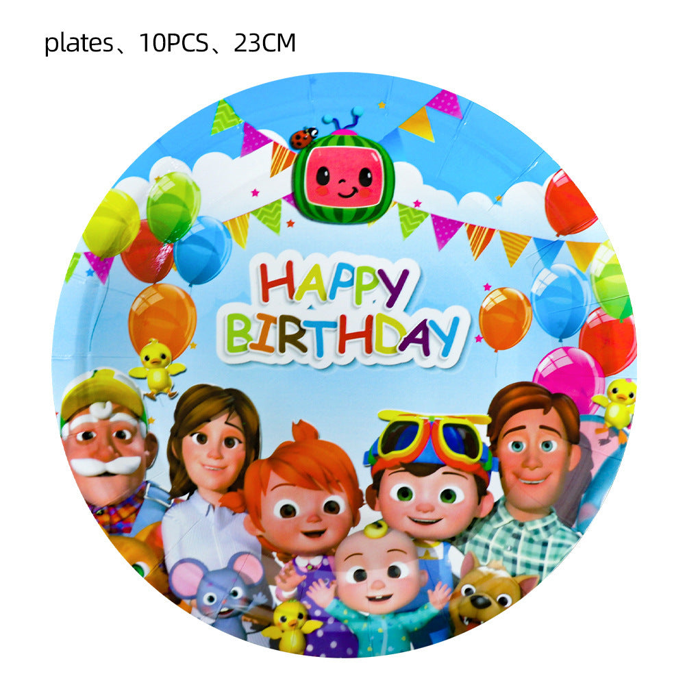 CocoMelon Birthday Party Supplies.