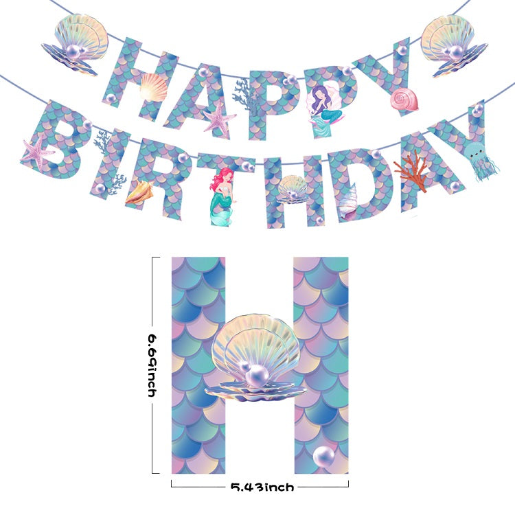Mermaid Birthday Theme Decorations.