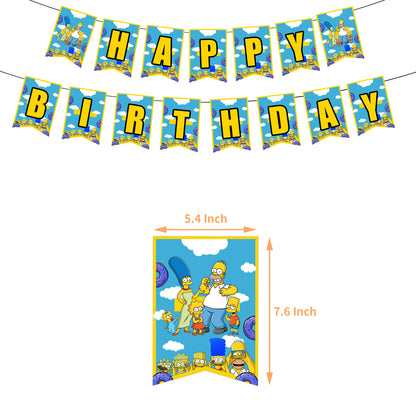 Simpsons Birthday Decorations.