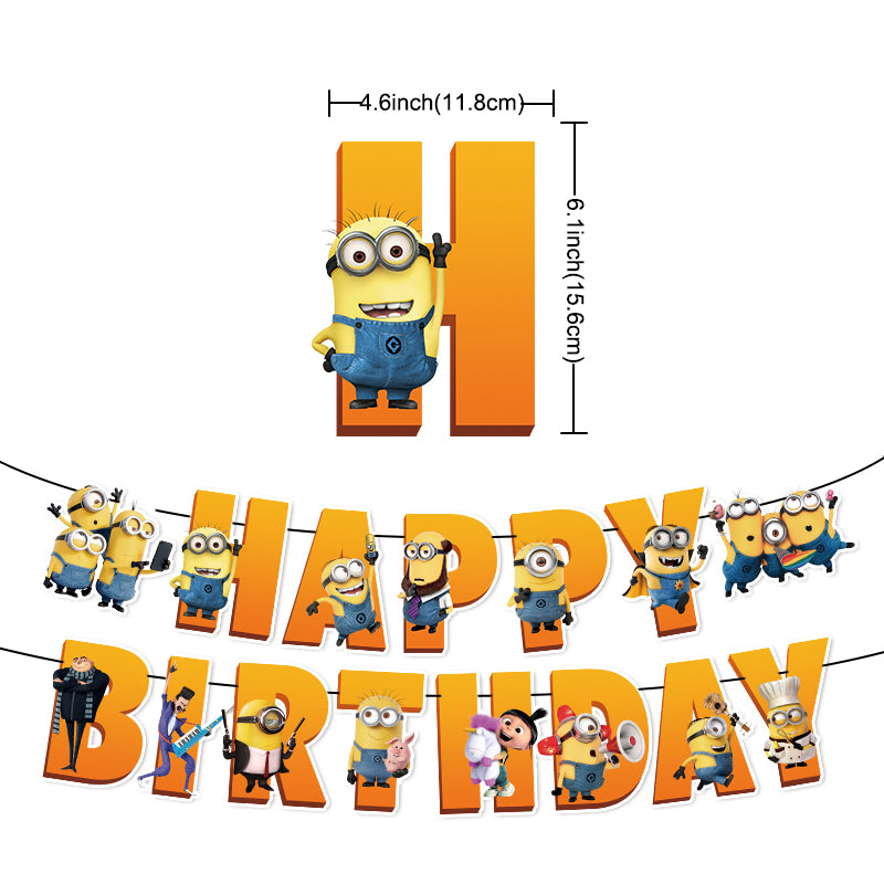 Minions Birthday Party Decorations, Buy Minions birthday party decorations from Party Corner in UAE, Saudia, Qatar, Bahrain, and Oman. Get birthday party balloons, and much more. Order now!, Party Supply Kits, Party Corner
